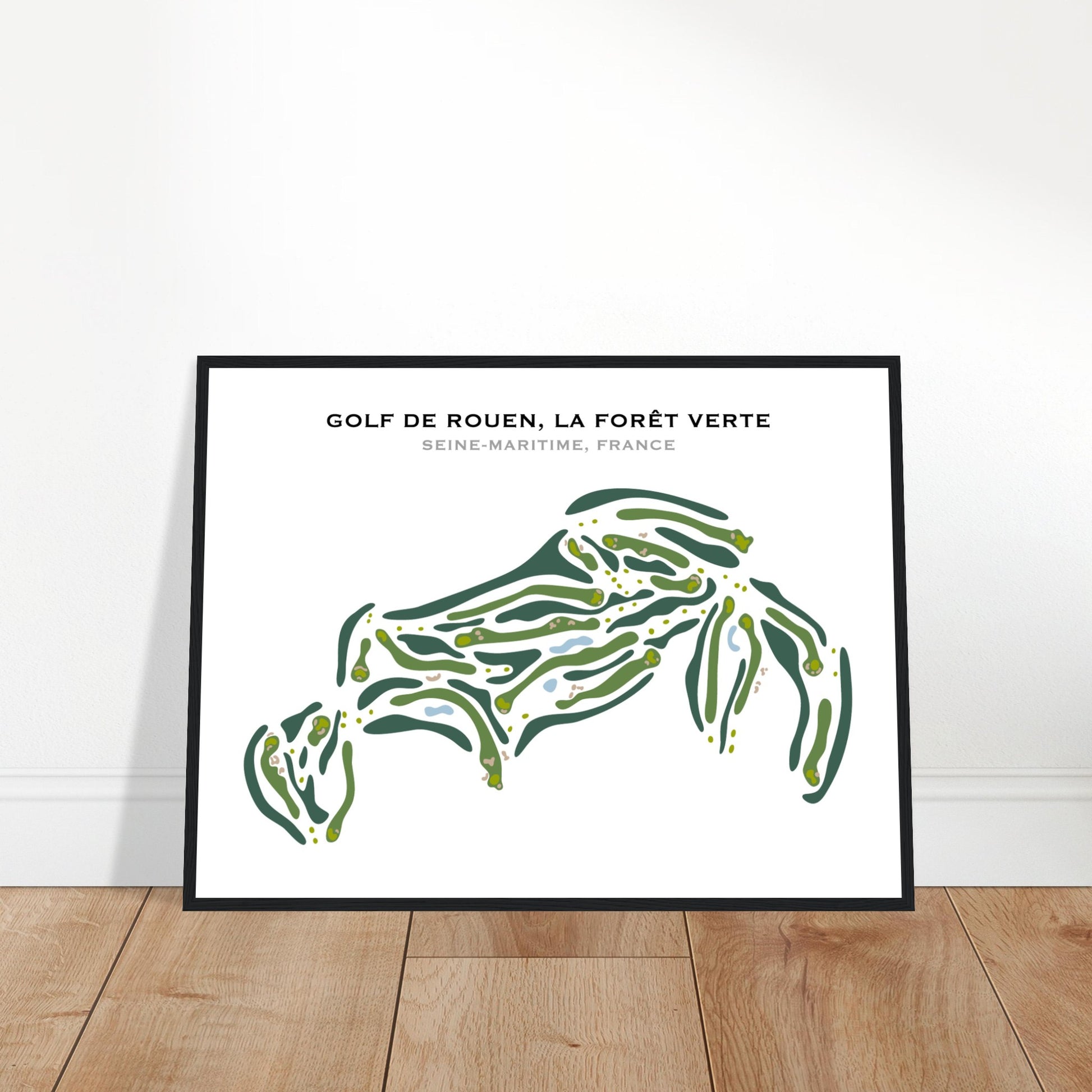 Poster Golf Rouen la foret verte